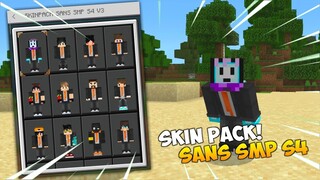 WOW! SKIN PACK MEMBER SANS SMP S4 TERBARU & LENGKAP!