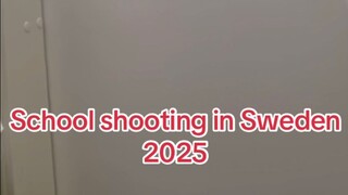 实拍：瑞典校园枪击亲历者在厕所躲藏拍下的画面，至少11人死亡