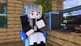 Sammy XÂY NHÀ MỘT MÀU Cùng Hội Chị Em Tặng Cho Anh Em Tốt Trong Minecraft
