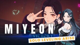 Miyeon, karakter collabs GIRLBAND Solo Leveling ini powernya mantaps coyyy 🥵