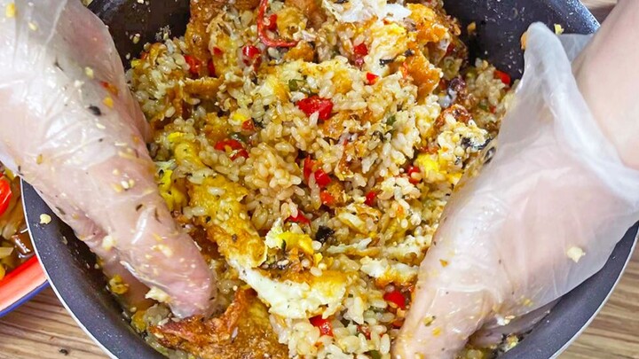 Sayap ayam pedas ekstrem, nasi campur Timur Laut super pedas! Makanan karyawan begitu menggugah sele