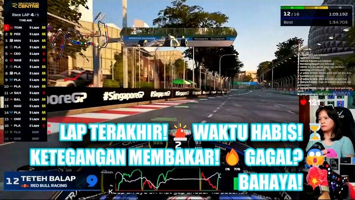 Ketegangan akhir balapan perjuangan mengejar waktu
