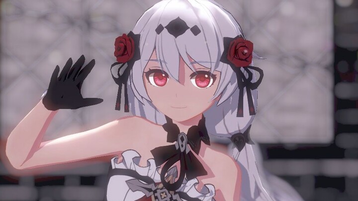 [Honkai Impact 3/MMD] Malam ini, di paviliun di bawah bulan ini, mari kita menari bersama. [Pelukan 