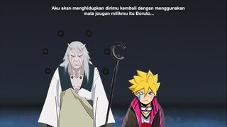 Boruto Mati Suri dan bertemu Hamura Otsutsuki - lalu di bangkitkan dengan mata jougan