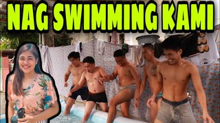 SWIMMING SA BAHAY NILA BOSS JONAH! NAPAKA SAYA!