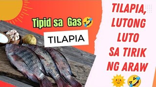 Tilapia, niluto ko sa Tirik ng araw🤣🌞