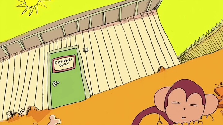 To avoid getting bullied, this monkey breaks out of prison using a bottle of ketchup!