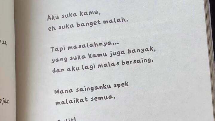 aku suka kamu kamu suka dia