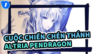 [Cuộc Chiến Chén Thánh] Vẽ Altria Pendragon bằng bút bì_1