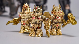 Vàng lấp lánh! Khối xây dựng BM Transformers minifigure phiên bản vàng