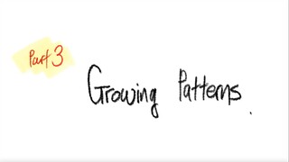 3rd/3 parts: Growing patterns