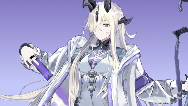 [Self-modeled/ Arknights / MMD] 3D model display of Aburana Deadman