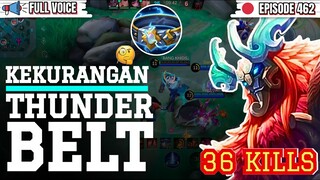 Kekurangan thunder belt pada belerick (belerick best build)