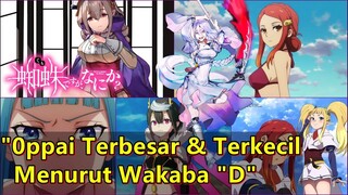 3 TERATAS & 3 TERBAWAH URUTAN 0PPAI BERDASARKAN PENGAMATAN "D" | KUMO DESU GA NANI KA