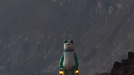 Youth is priceless—Froggy takes you straight to Lhasa! “Frog Puppet”