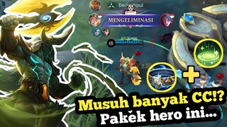 Musuh kebal CC!? Tenang, pakek hero ini aja!? tebe badan bisa, inisiasi bisa - Mobile Legends