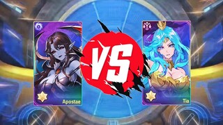 Mobile Legends: Adventure | APOSTAE VS TIA - Who's better?🤔😯