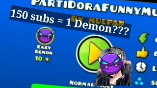 150 Subs = 1 Demon trong Geometry Dash???