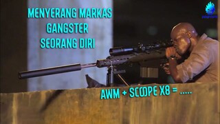 MENYERANG MARKAS GANGSTER DENGAN SNIPER !!! - Rangkum Alur Cerita Film Elephant Wh1te 2011