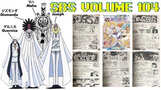 ONE PIECE SBS VOLUME 104 - TERUNGKAP NAMA AGEN CP0 | MASA LALU BAJAK LAUT KID | BOSS BESAR SHANKS!!!