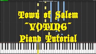 Town of Salem - Voting (Piano Tutorial)