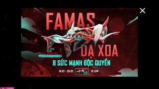 Free Fire _ Test Vòng Quay Dạ Xoa Săn FAMAS Nâng Cấp Cực Hot - Hé Lộ Quà Đặt Trư