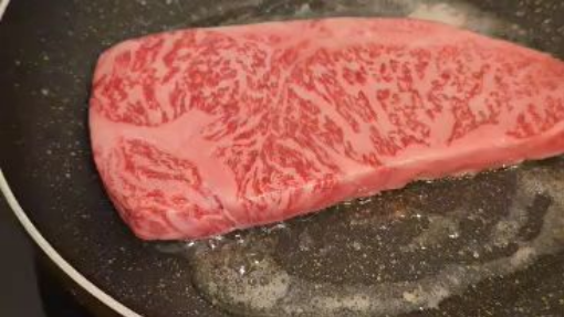 Cooking kobe beef