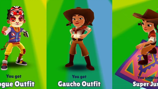 Subway Surfers Copenhagen ปลดล็อกชุด Rogue ชุด Gaucho และ Magic Carpet พลังพิเศษ