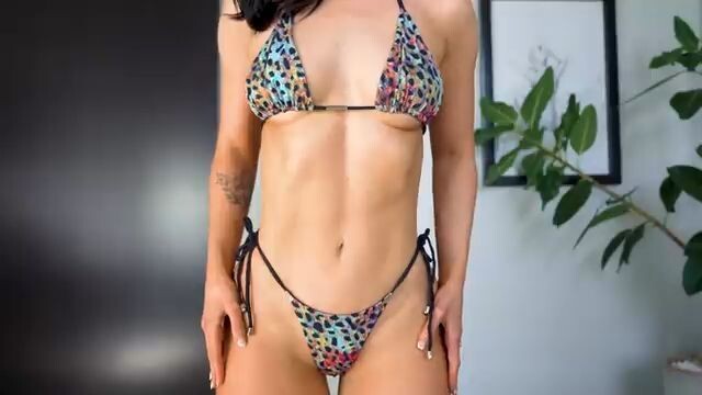 Reversible Swimwear AliExpress Bikini Try-On and Review_ Plumeria AliExpress Swimwear