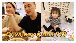 Lí do mình thích ở nhà hơn đi xa | Súp cua , bánh canh cua ngon | Gia Đình Cam Cam Vlog 84