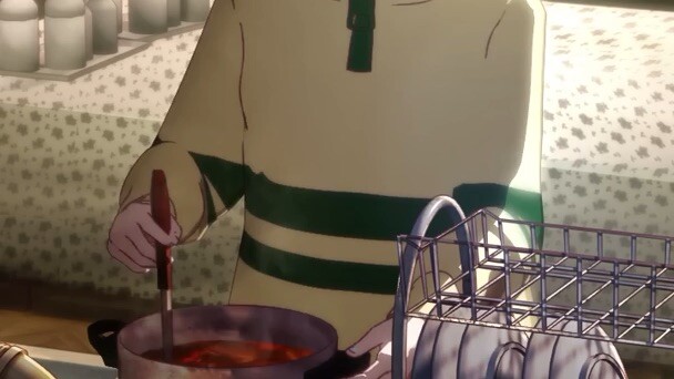 カレーを一晩寝かせる少女