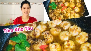 Cách làm Tôm Kho Tàu ngọt ngọt mặn mặn làm quá đơn giản mà thơm ngon