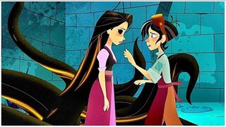 呀！长发公主的头发咋变黑色了呢？