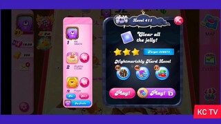CANDY CRUSH SAGA LEVEL 411 (NEW VERSION)