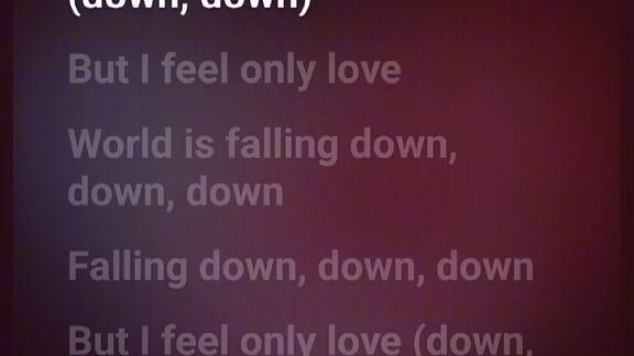 Falling down