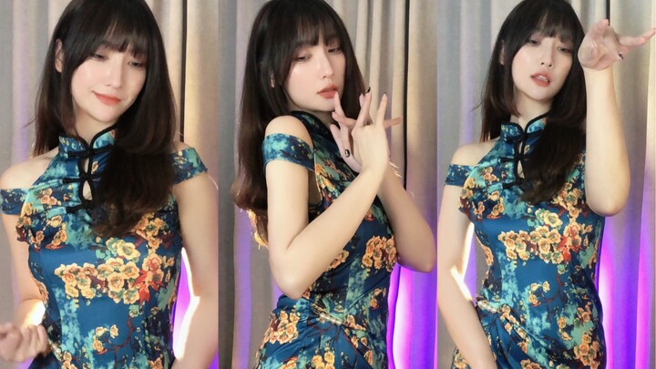 半夜不睡，是被笛声吸引来的吗？旗袍【笛子】舞