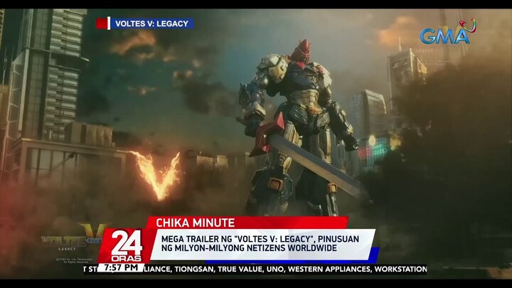 Mega trailer ng "Voltes V: Legacy", pinusuan ng milyon-milyong netizens worldwide | 24 Oras