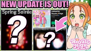 NEW UPDATE IS OUT IN ROYALE HIGH... but it's... interesting. 🏰 Royale High Roblox