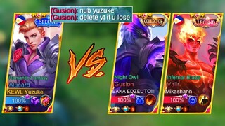 Yuzuke Vs Top 1 Supreme Pro Gusion and| Who Will Win?