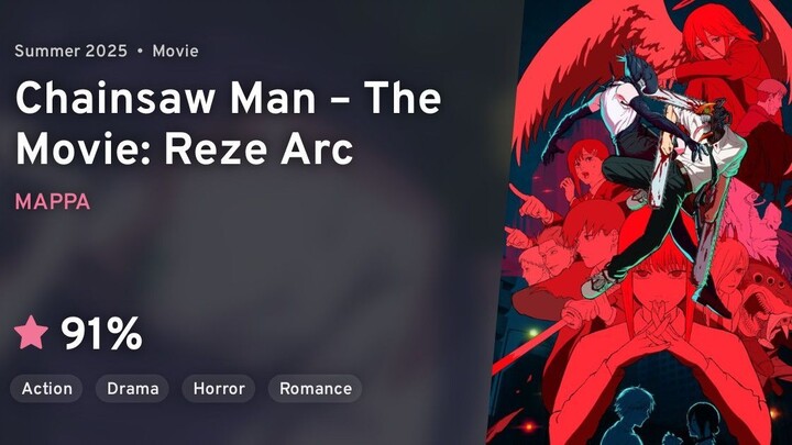 Movie - Chainsaw Man : Reze-hen Sub Indo