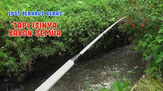 Mancing Di Arus Deras Disini GAK ADA YANG KECIL!!