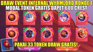 DRAW EVENT INFERNAL WYRMLORD RONDE 1! MODAL TOKEN GRATIS DAPET 600 CREST | ALL STAR MOSKOV