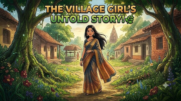 A Cozy Rainy Night in an Indian Village 🏡🌧️• #viral #ai #treding #expolre