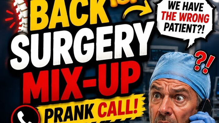 😂📞 The Back Surgery Mix-Up – Prank Call!