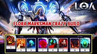 FLORA MARSMAN BUILD GAMEPLAY - LEGEND OF ACE (LOA)