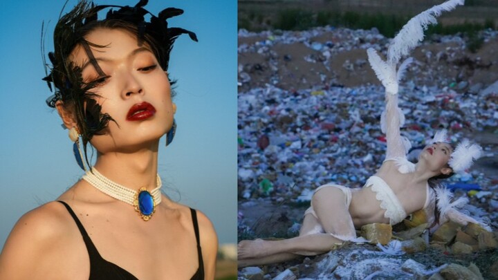 I made a pair of DIY wings and shot a blockbuster-style video at the village dump.