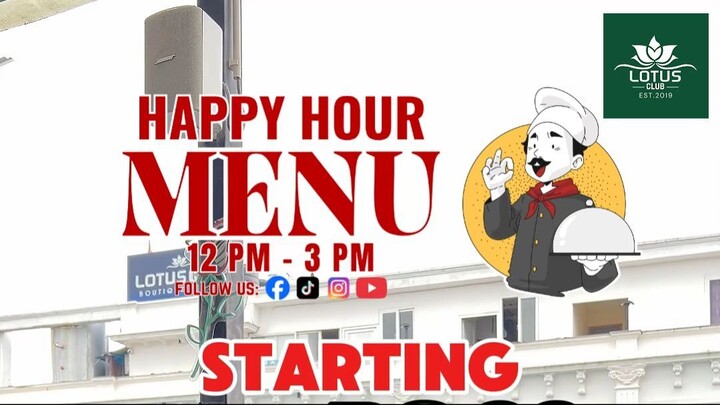 New Happy Hour | Lotus Club