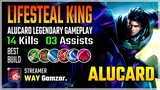 Lifesteal King! Alucard Best Build 2020 Gameplay by WAY Gamzar. | Diamond Giveaway | Mobile Legends