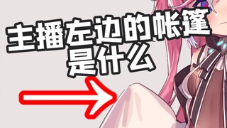 主播左边的帐篷是什么