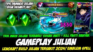 TIPS MAIN JULIAN TERBARU + DAMAGE JULIAN SAKIT BANGET❗BUILD JULIAN TERSAKIT 2024❗GAMEPLAY JULIAN JJK